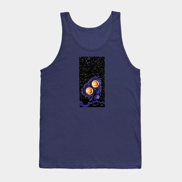 All Hail Hypno-Owl Tank Top by Indi Martin